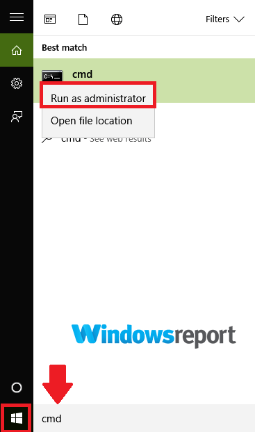 cmd ejecutar como administrador Error de paquete de idioma de Windows 10 0x800f0954