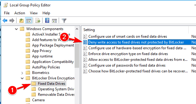 Deshabilitar el cifrado USB de BitLocker