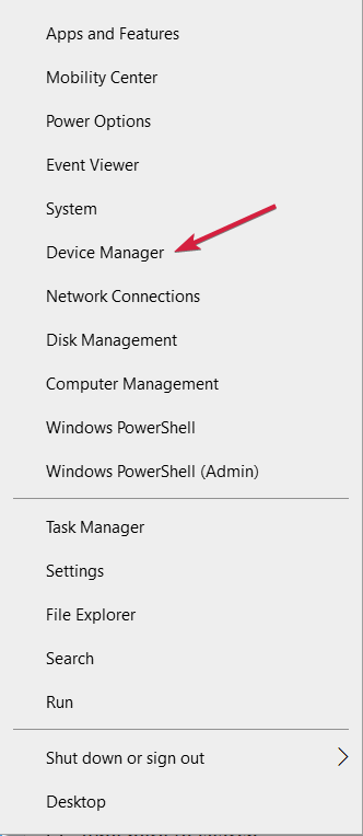 abrir administrador de dispositivos en windows 10
