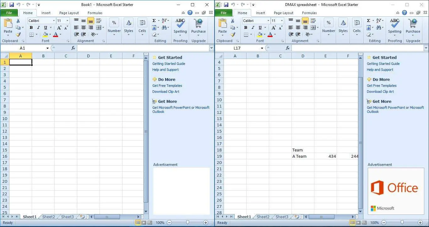 abrir varias ventanas de Excel al mismo tiempo aplicación