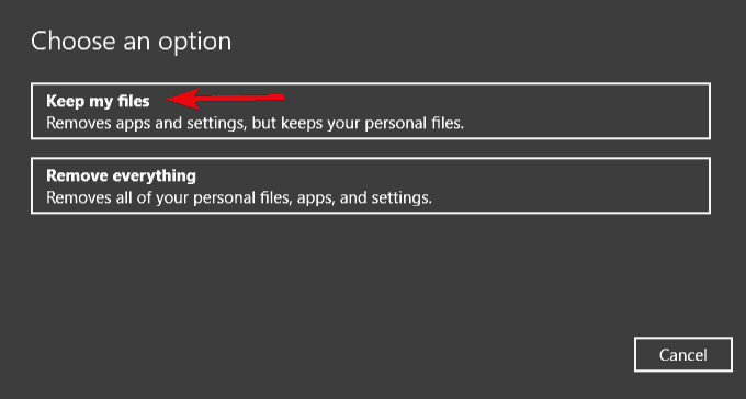 error de Windows 10: superposición de propiedad duplicada para el directorio