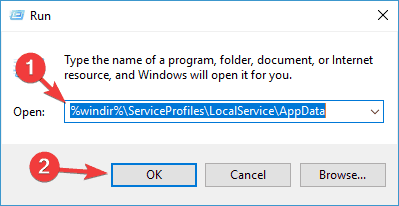 Fuente Arial de Windows 10 dañada