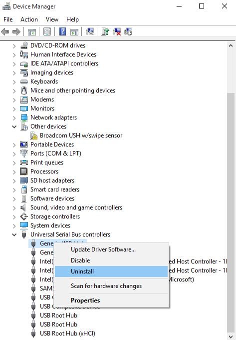 Problemas con la estación de acoplamiento de Windows 10 