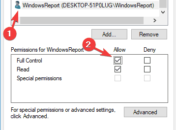arreglar los permisos de registro de Windows 10