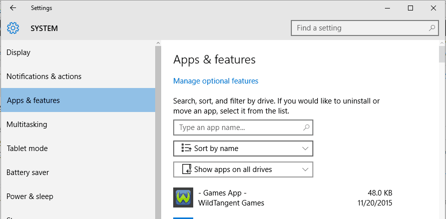 aplicaciones y funciones windows 10