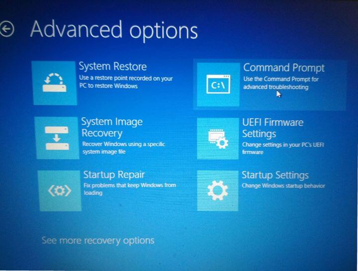 Opción avanzada de Windows 10_1