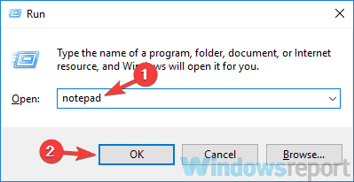 bloc de notas Windows no pudo crear una carpeta de instalación 