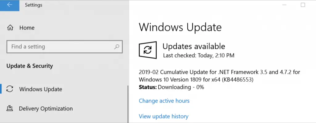 algo salió mal con la actualización de Windows de tus extensiones