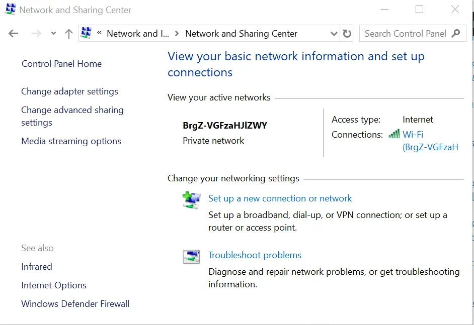 Configurar una nueva conexión de red Certificado de Windows
