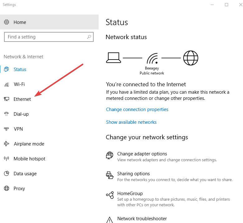 Error de grupo en el hogar de Windows 10
