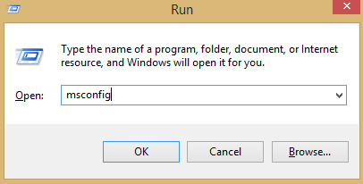 msconfig 0x8007007e Error de actualización de Windows