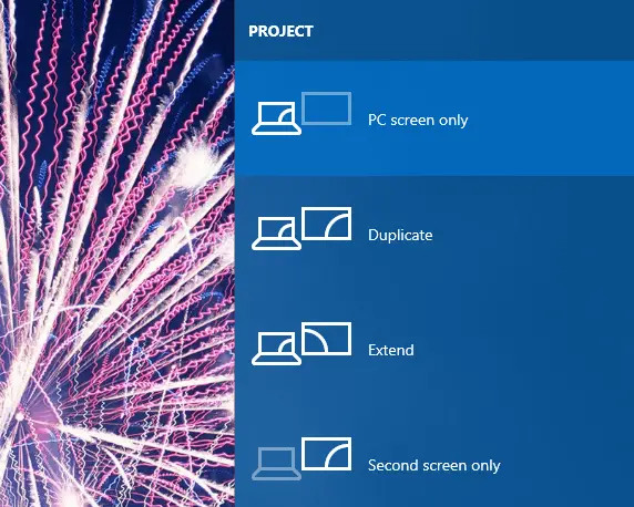Opciones de visualización del proyecto cómo recuperar la barra de herramientas en Windows 10