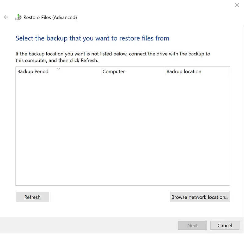 Realice una restauración del sistema si falta el centro de software de Windows 10