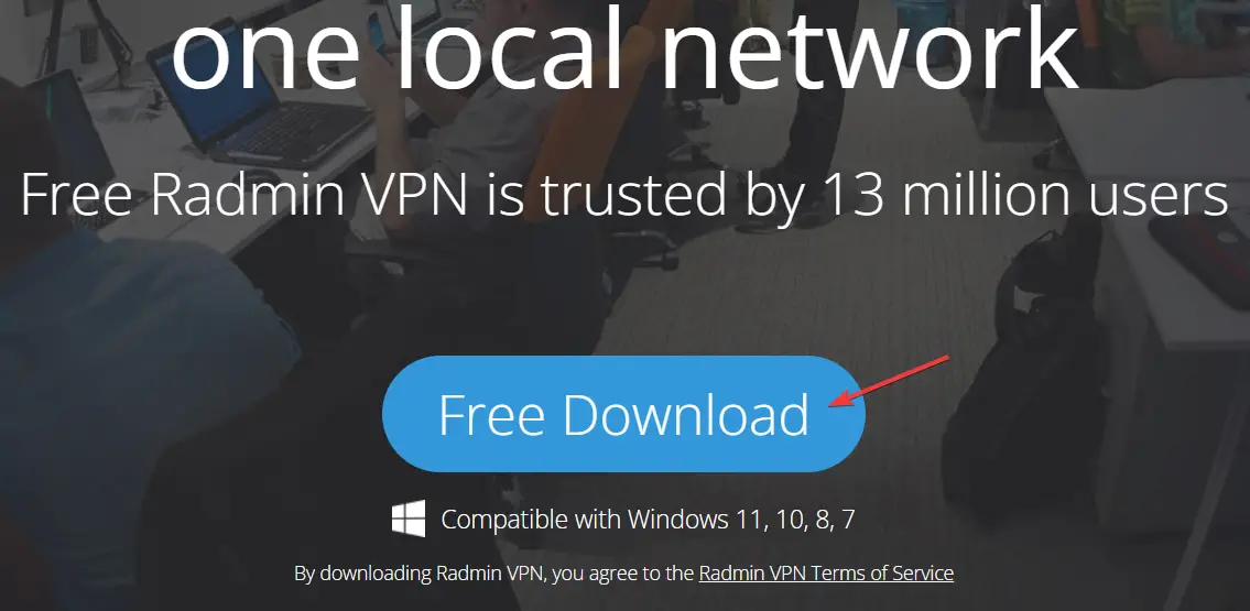 descarga gratuitaRadmin VPN no se conecta