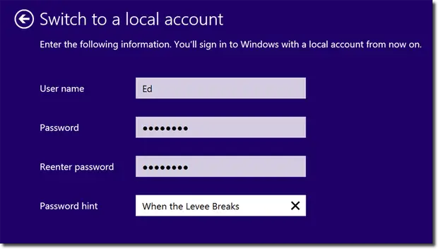 Windows 8.1, Windows 10 cómo cambiar el correo electrónico de Microsoft