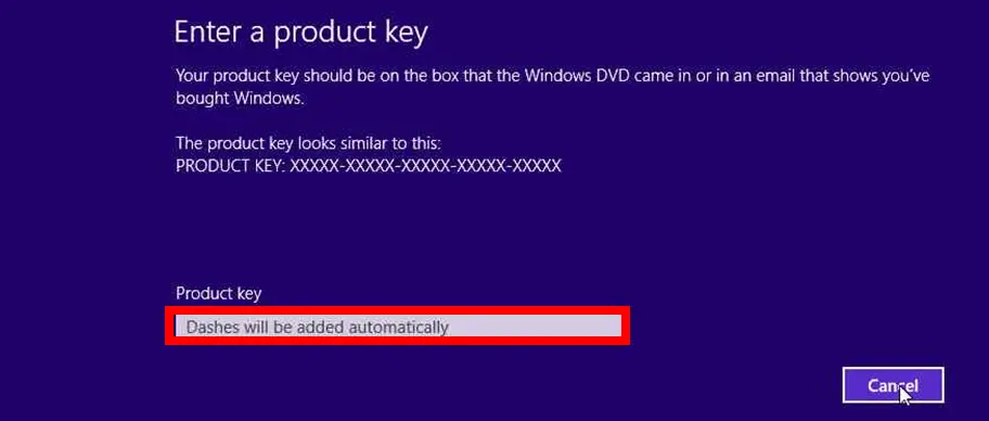 Windows 8.1 cambiar clave de producto