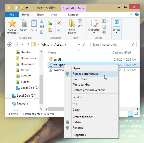 Cómo crear archivos, las aplicaciones se ejecutan siempre como administrador en Windows 10