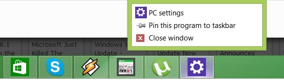cerrar aplicaciones minimizar windows 8