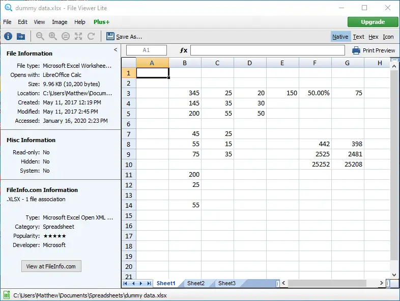 El archivo File Viewer Plus de Microsoft Excel no se cargó por completo
