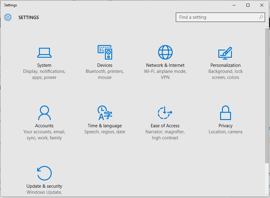 arreglar la actualización y la seguridad no funciona Windows 10