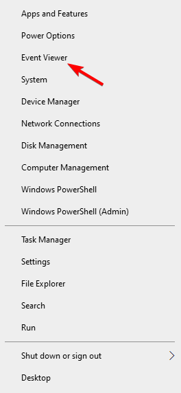 event-viewer-w10 bsod ubicación del archivo de registro