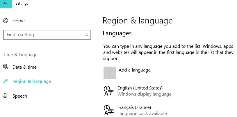 solucionar problemas con el paquete de idioma de Windows 10