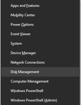 administración de discos Windows no puede acceder al disco