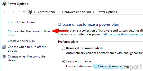 elija qué botón de encendido se agota la batería de la computadora portátil después del modo de suspensión