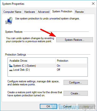 restaurar el sistema Administrador de tareas de Windows 10 no se muestra