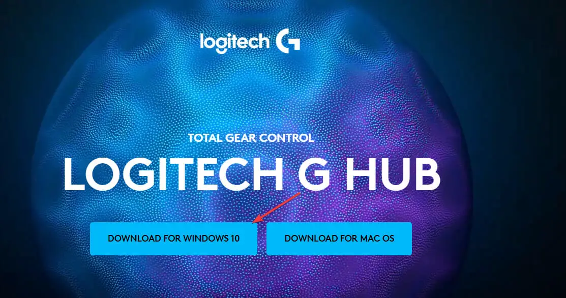 download-10 logitech g hub atascado en la pantalla de carga