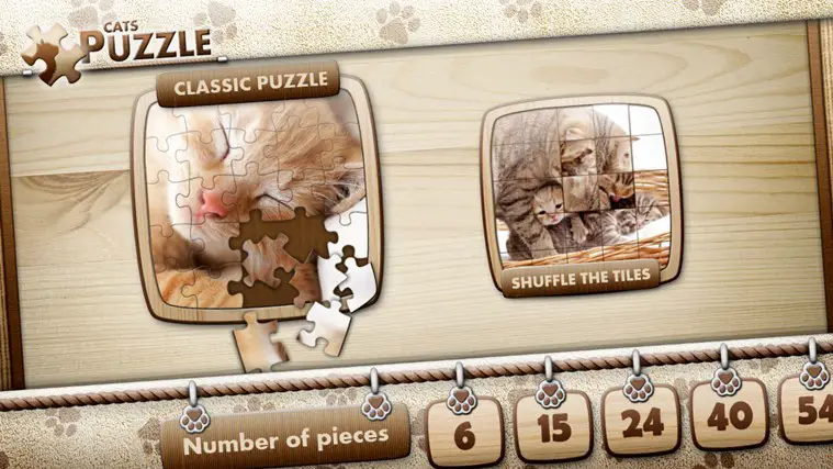 Cats Puzzle, las mejores aplicaciones para niños de Windows 8