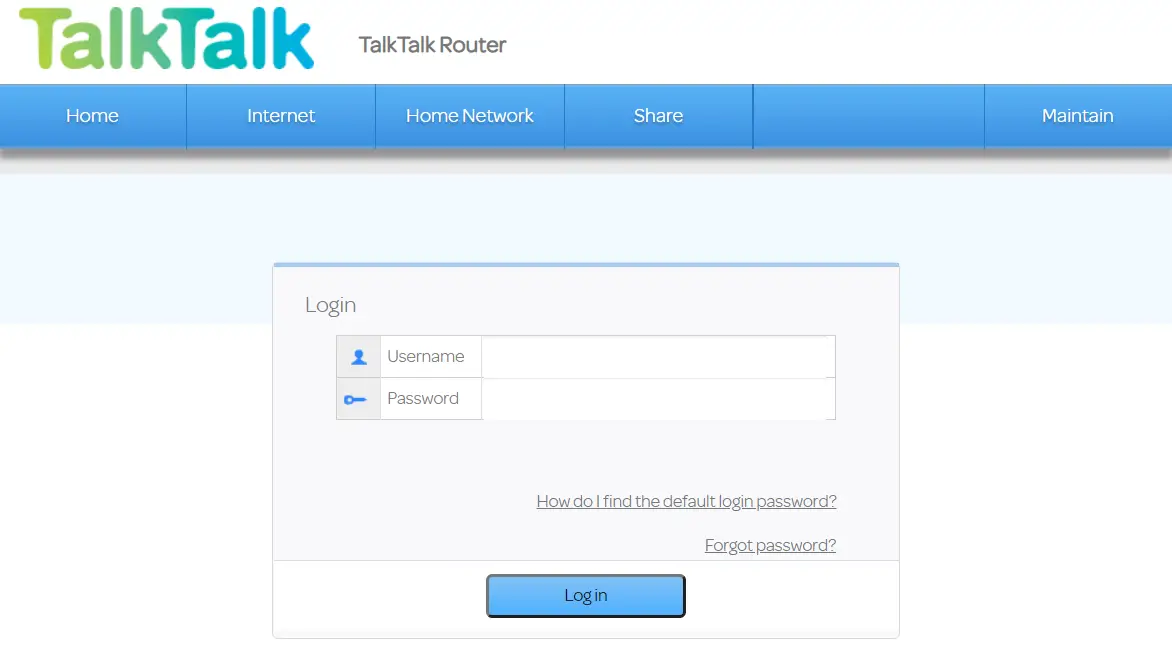TalkTalk página del enrutador ps4 nat error/tipo nat falló