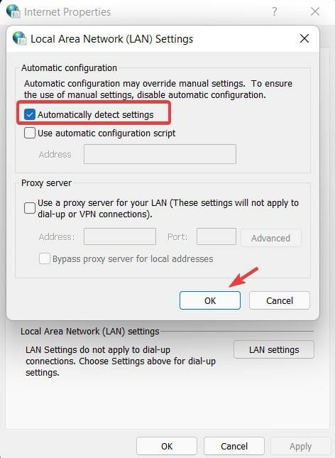 Editar configuración de LAN