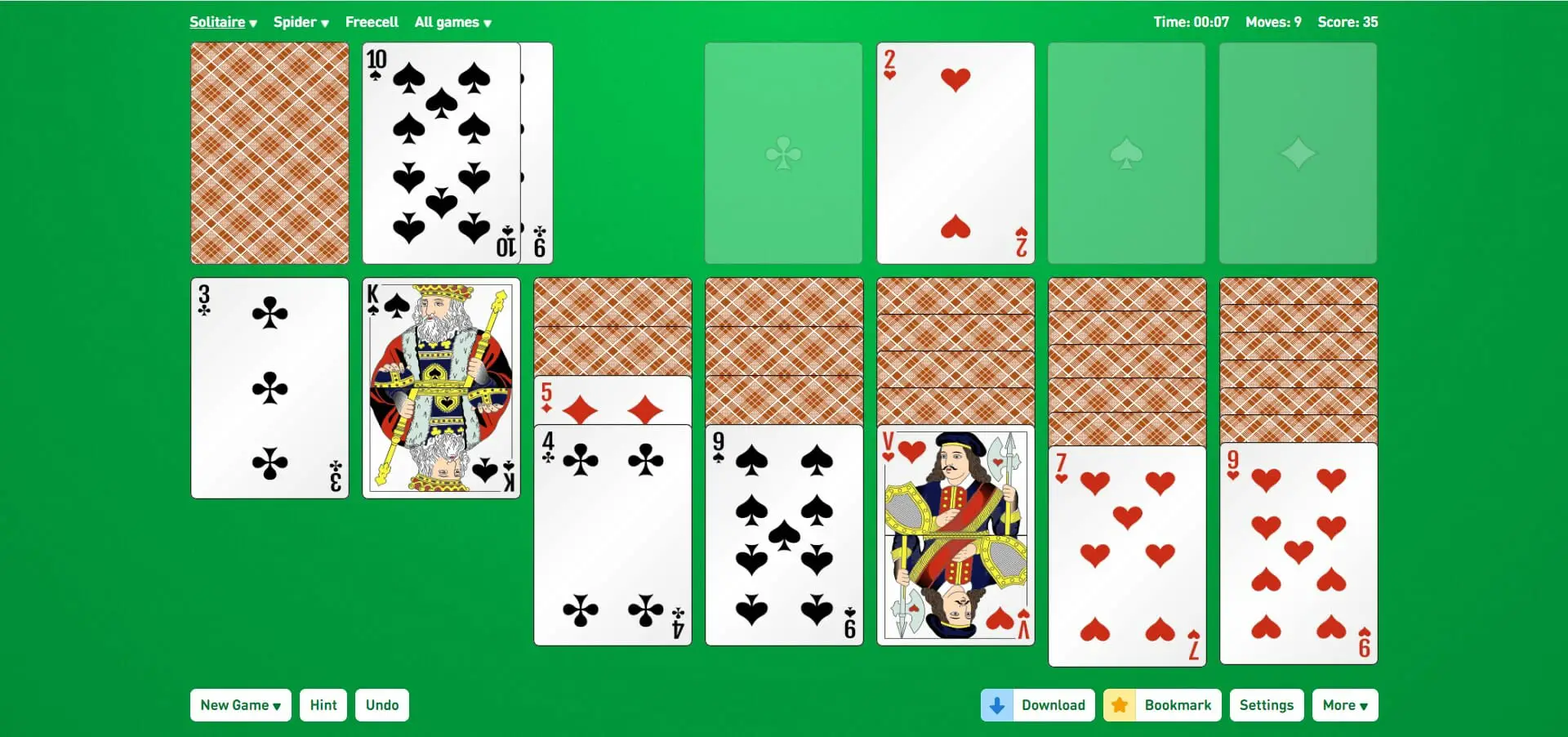 Juega Solitario: juego de cartas favorito ahora en línea gratis - Expertos Linea