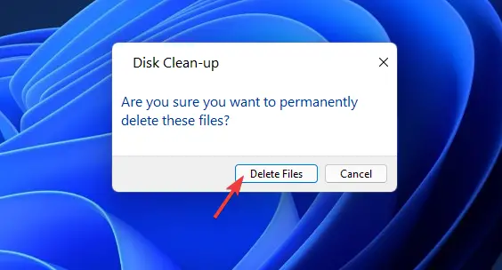 Retraso en la zona de guerra del botón Eliminar archivos después de la actualización de Windows