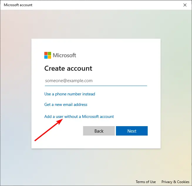 agregue el comando de usuario y conquiste los generales Windows 10 fix