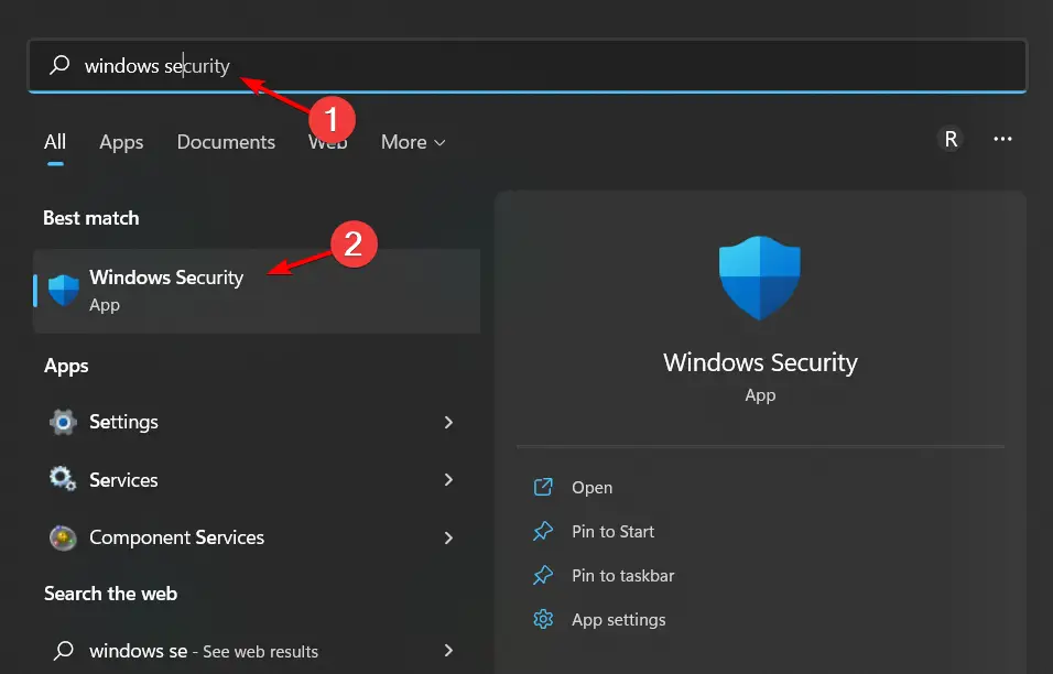 windows-security-search msvcr110.dll falta Windows 11