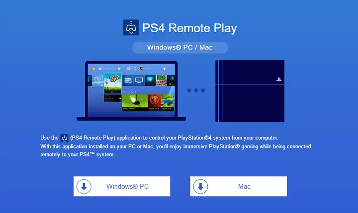 PS4 Remote Play no funcionará con Windows 10