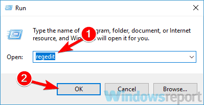 regedit run window El idioma o edición de Windows