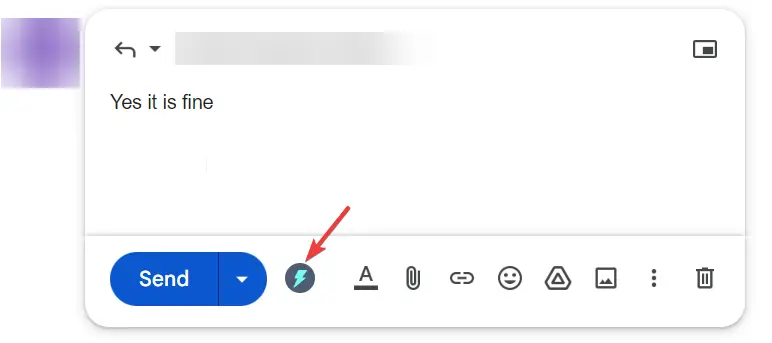 Haga clic en el botón de extensión: integre chatgpt con gmail