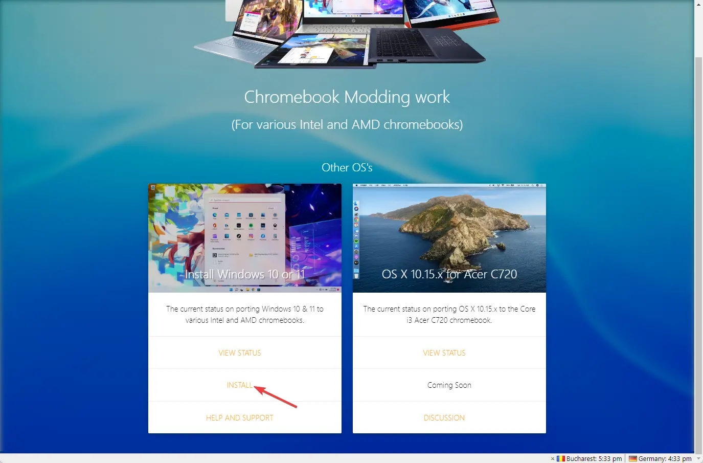 Instalar cómo instalar Windows 11 en Chromebook