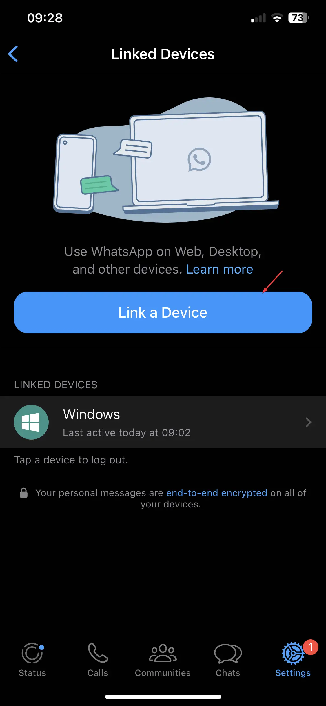 Vincular un dispositivo whatsapp windows 11